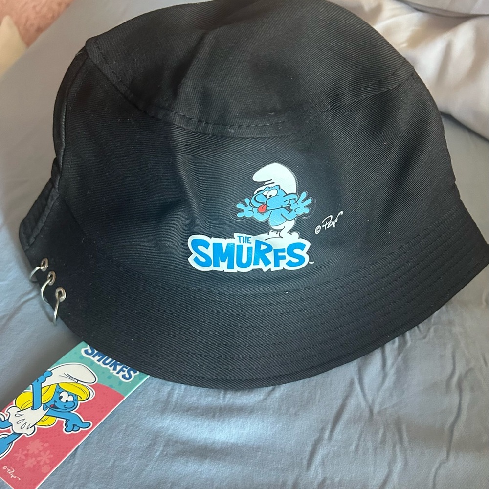 Smurfs Black Unisex Bucket Hat